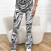 Suze flair broek zebra