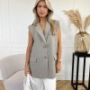 Nika gilet taupe