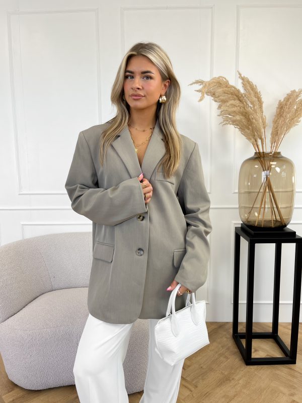 Tessa blazer taupe