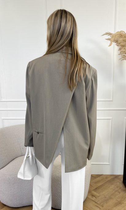 Tessa blazer taupe