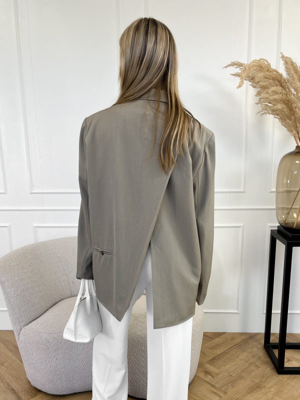 Tessa blazer taupe