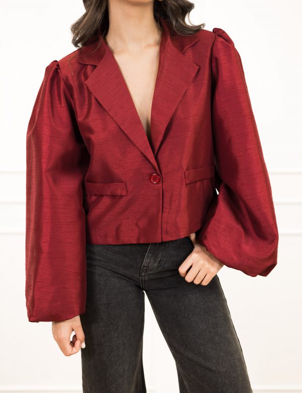 Sharis blazer bordeaux