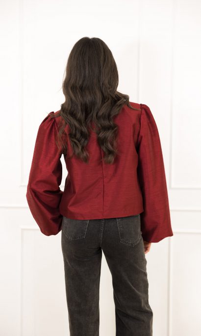 Sharis blazer bordeaux