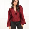 Sharis blazer bordeaux