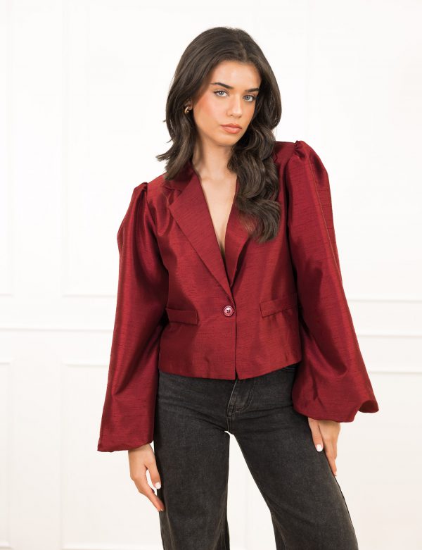 Sharis blazer bordeaux