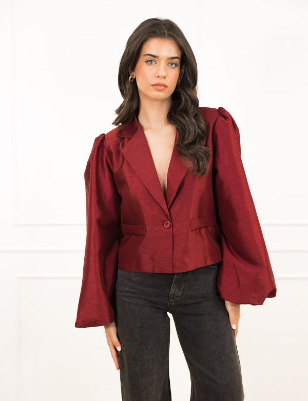 Sharis blazer bordeaux