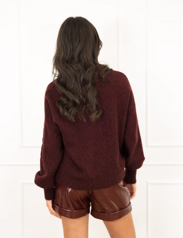 Maura trui bordeaux rood