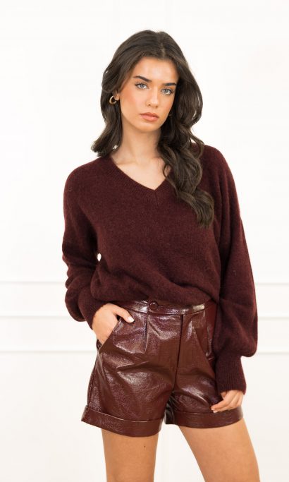 Maura trui bordeaux rood