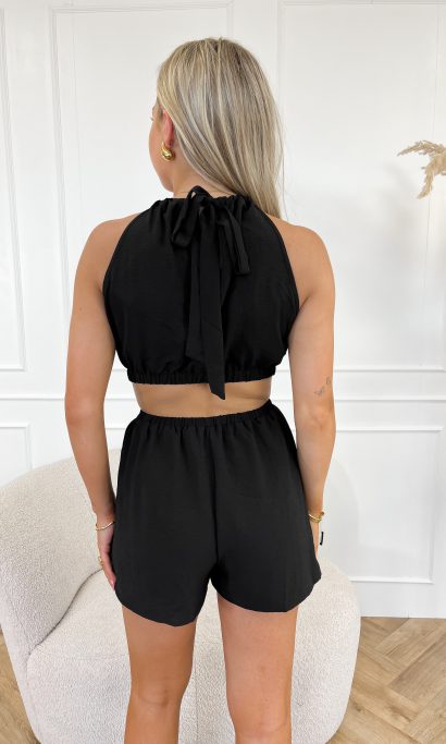 Axelle playsuit zwart