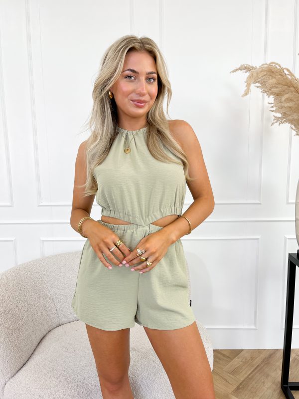 Axelle playsuit groen