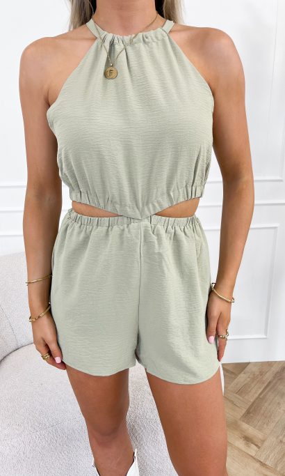 Axelle playsuit groen