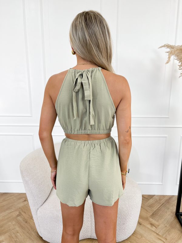 Axelle playsuit groen