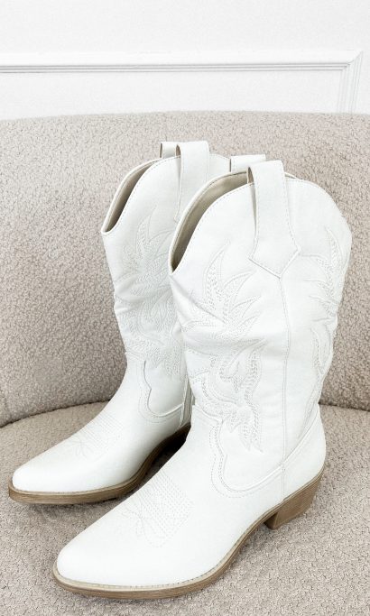 Monica western boots wit