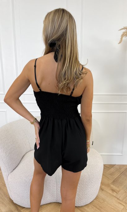 Xenna playsuit zwart