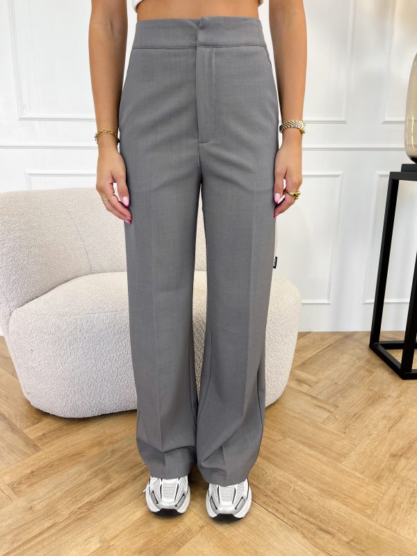 Hailey pantalon donker grijs