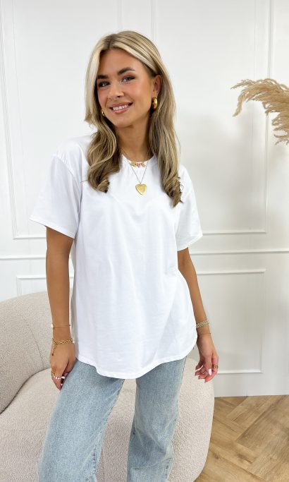 Louelle t-shirt wit