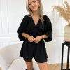 Rowie playsuit zwart