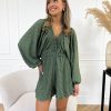 Rowie playsuit groen