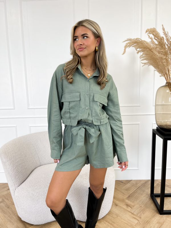 Clarie playsuit groen