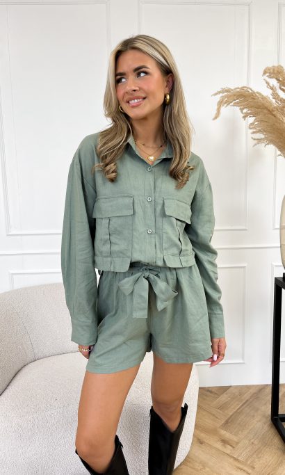 Clarie playsuit groen