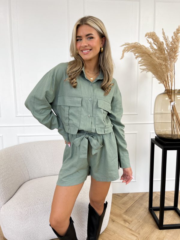 Clarie playsuit groen