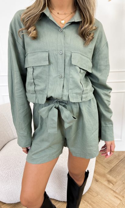 Clarie playsuit groen