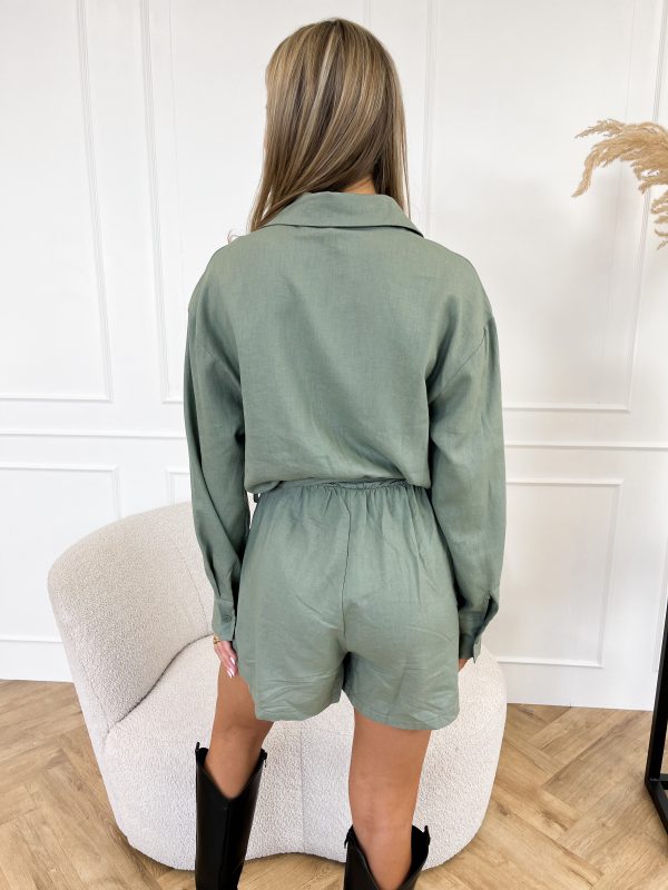 Clarie playsuit groen