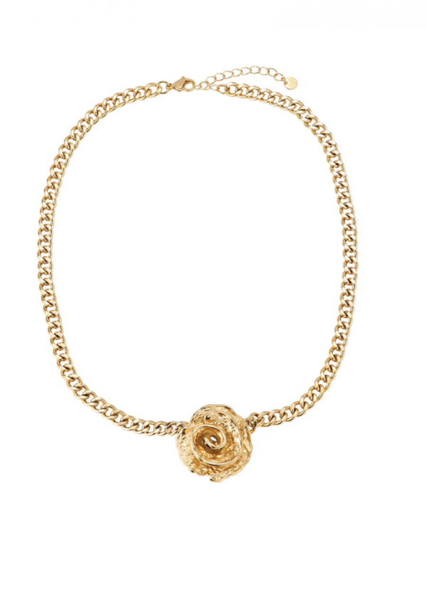 Rose ketting goud