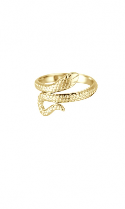 Snake ring goud