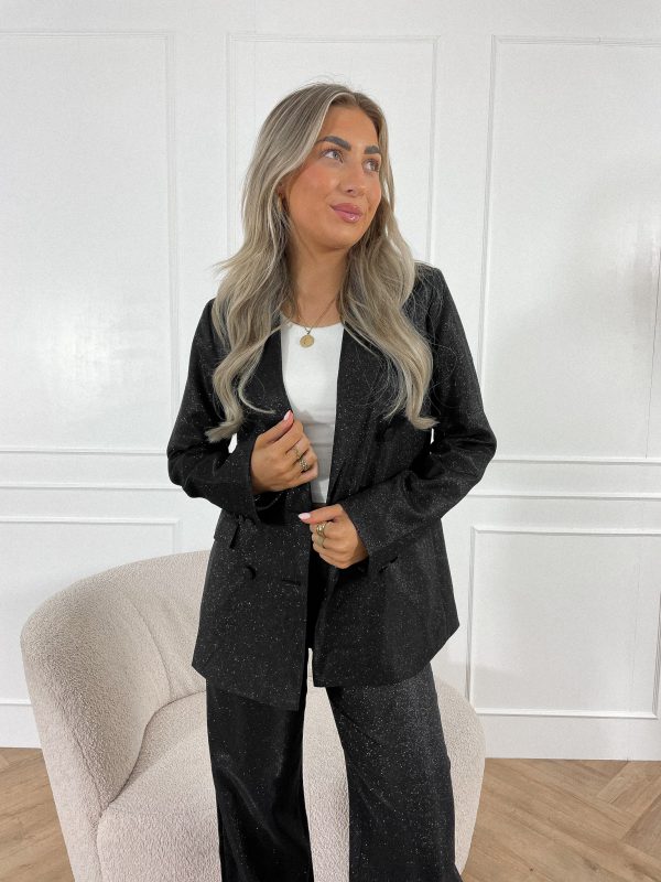 Elke glitter blazer