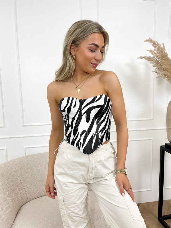 Luzi top zebra