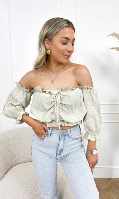 Mia top beige