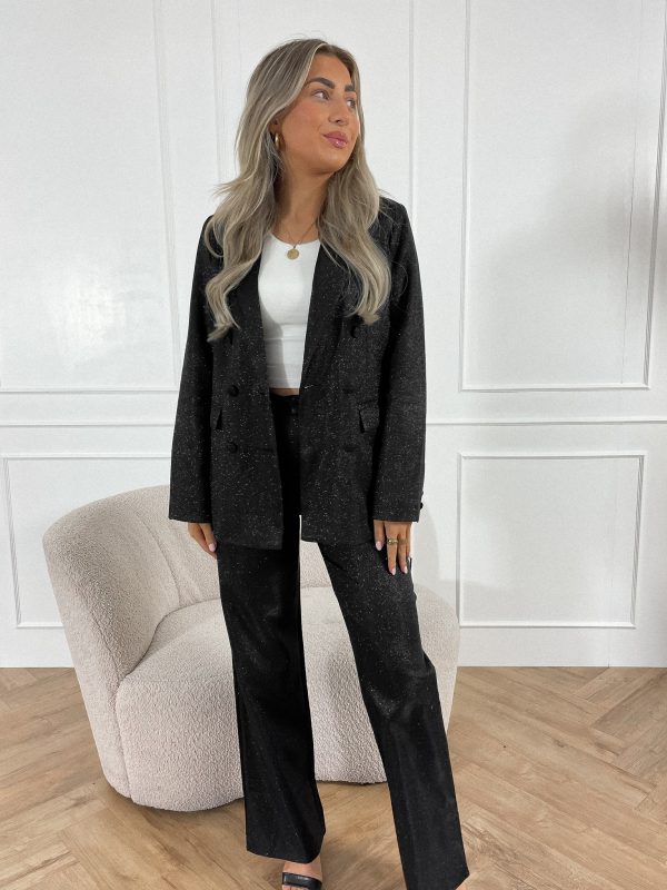 Elke glitter blazer