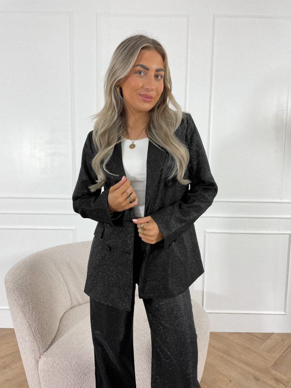 Elke glitter blazer