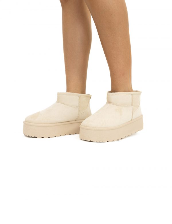 Lizzy boots licht beige