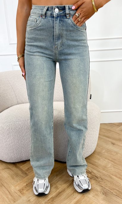 Celia wide leg jeans blauw