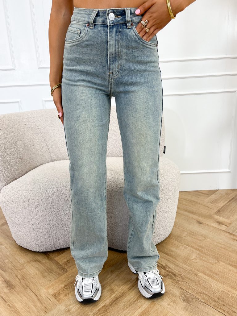 Celia wide leg jeans blauw