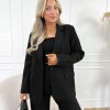 Liane strass blazer zwart