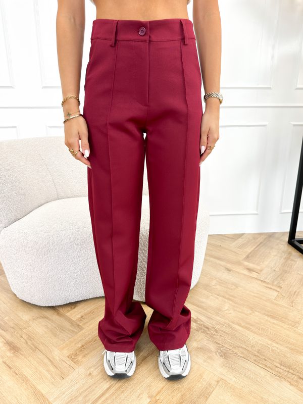 Willemijn pantalon bordeaux