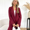 Willemijn blazer bordeaux