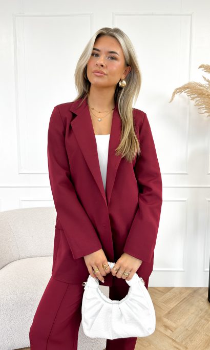 Willemijn blazer bordeaux