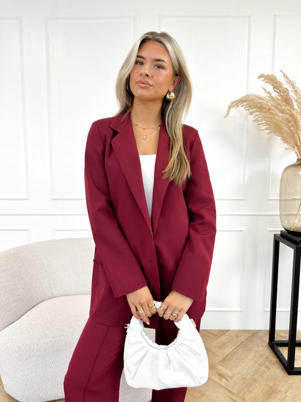 Willemijn blazer bordeaux