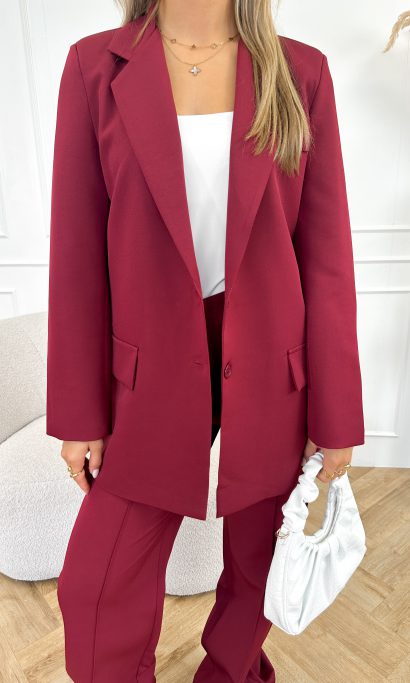 Willemijn blazer bordeaux