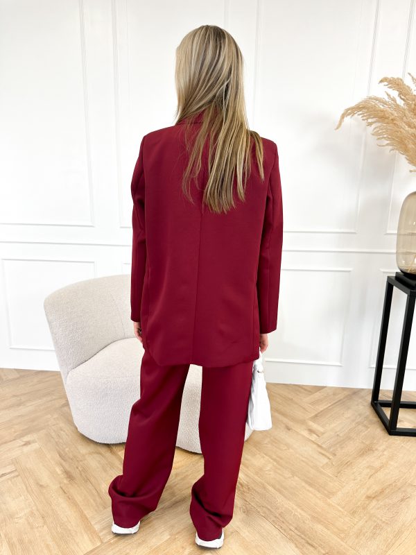 Willemijn blazer bordeaux