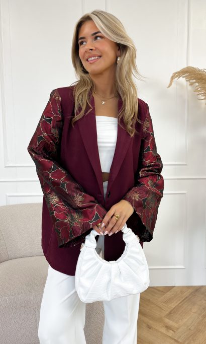 Femm blazer bordeaux rood