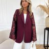 Femm blazer bordeaux rood