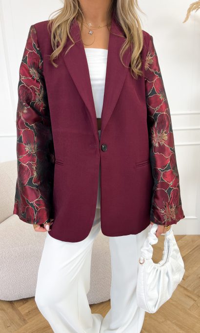 Femm blazer bordeaux rood