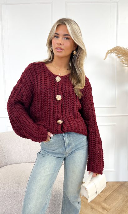 Eleanor vest bordeaux