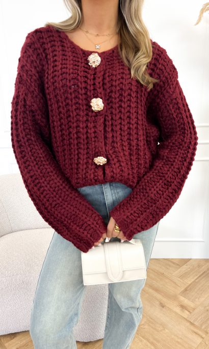 Eleanor vest bordeaux