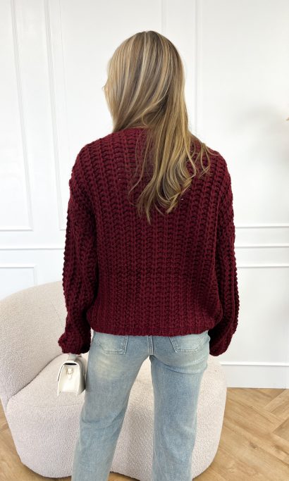 Eleanor vest bordeaux